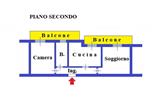 Rif. 040 &#8211; Appartamento in posizione centrale con garage di propriet&#224; e due ampi depositi in piano sottotetto.