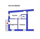 Ref. 014 – Sunny two-room flat in excellent condition with no service charges.